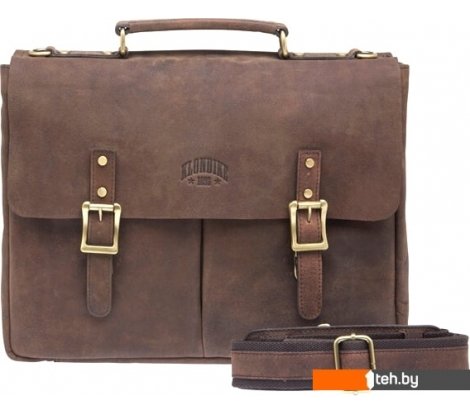  - Женские и мужские сумки Klondike 1896 Barry KD1037-01 (темно-коричневый) - Barry KD1037-01 (темно-коричневый)