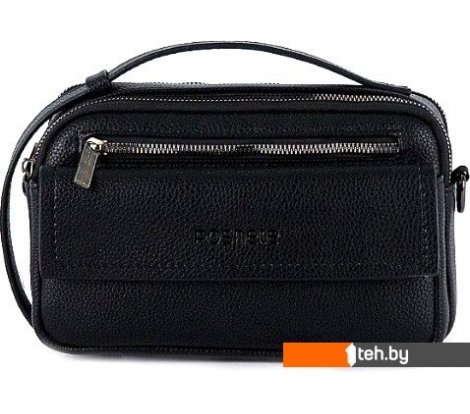 - Женские и мужские сумки Poshete 249-6610-1-BLK (черный) - 249-6610-1-BLK (черный)