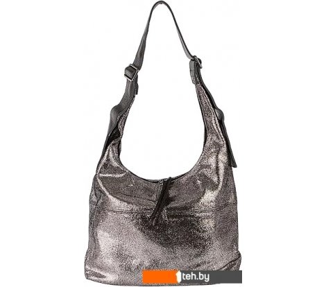  - Женские и мужские сумки Poshete 857-6356-W009-DSV (серебристый) - 857-6356-W009-DSV (серебристый)