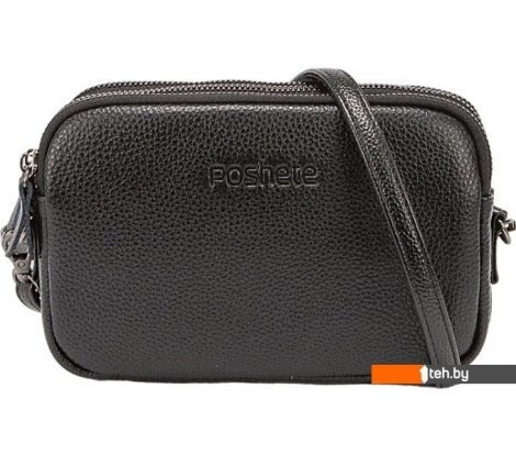  - Женские и мужские сумки Poshete 886-60061-BLK (черный) - 886-60061-BLK (черный)