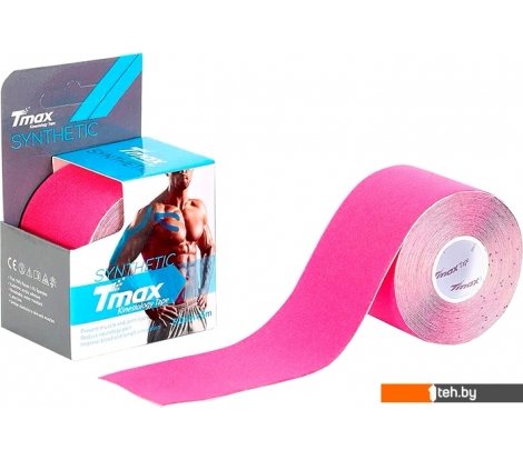  - Спортивная защита Tmax Synthetic 5 см х 5 м (розовый) - Synthetic 5 см х 5 м (розовый)