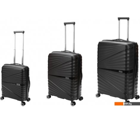  - Чемоданы, сумки-тележки Torber Nevo T2207 (черный) - Nevo T2207 (черный)