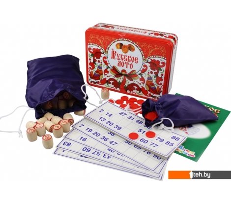  - Настольные игры Десятое королевство Русское лото Узоры 01917 - Русское лото Узоры 01917