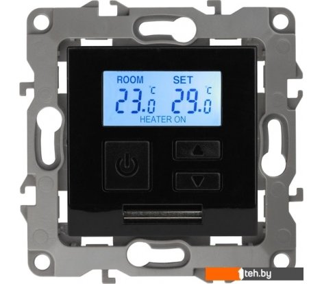  - Терморегуляторы ЭРА 12-4111-06 (черный) - 12-4111-06 (черный)