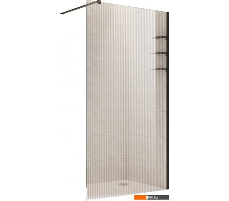  - Душевые кабины Adema Риббер 90 Walk-In (черный) - Риббер 90 Walk-In (черный)