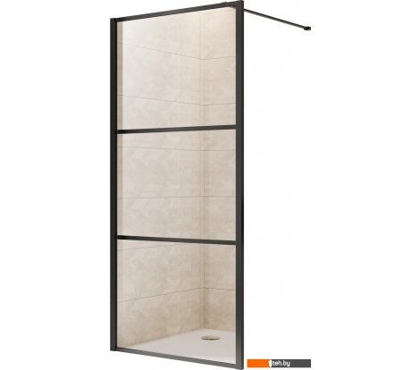  - Душевые кабины Adema Смарт компакт 100 Walk-In (черный) - Смарт компакт 100 Walk-In (черный)