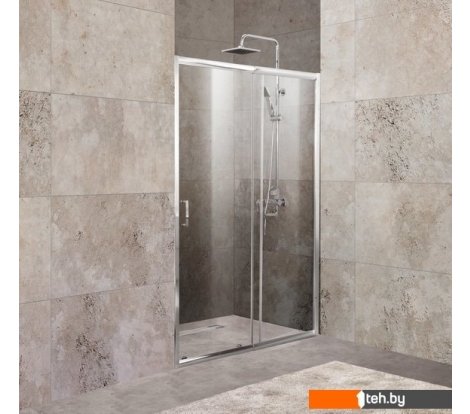  - Душевые кабины BelBagno Unique-BF-1-110/125-P-Cr (текстурное стекло) - Unique-BF-1-110/125-P-Cr (текстурное стекло)