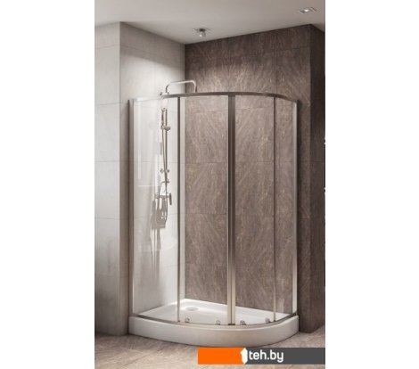  - Душевые кабины BelBagno DUE-RH-2-100/80-C-Cr - DUE-RH-2-100/80-C-Cr