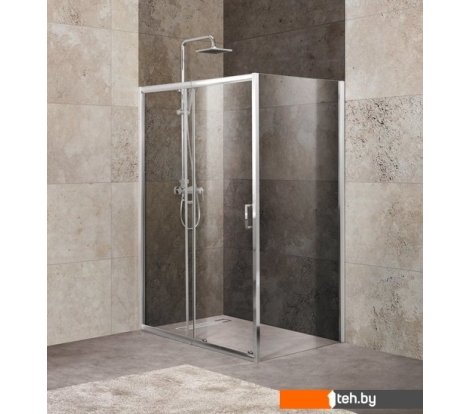  - Душевые кабины BelBagno UNIQUE-AH-1-100/115-80-C-Cr (прозрачное стекло) - UNIQUE-AH-1-100/115-80-C-Cr (прозрачное стекло)