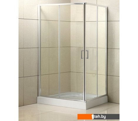  - Душевые кабины BelBagno UNO-195-AH-2-120/100-C-Cr (прозрачное стекло) - UNO-195-AH-2-120/100-C-Cr (прозрачное стекло)