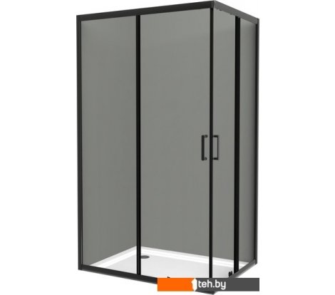 - Душевые кабины BelBagno UNO-195-AH-2-120/100-C-NERO - UNO-195-AH-2-120/100-C-NERO