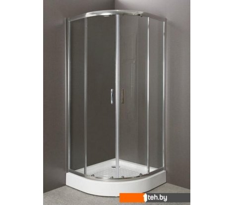  - Душевые кабины BelBagno UNO-195-R-2-80-C-Cr (прозрачное стекло) - UNO-195-R-2-80-C-Cr (прозрачное стекло)
