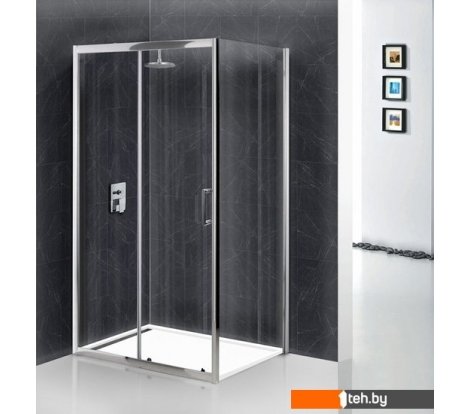  - Душевые кабины BelBagno UNO-AH-1-120/100-C-Cr (прозрачное стекло) - UNO-AH-1-120/100-C-Cr (прозрачное стекло)