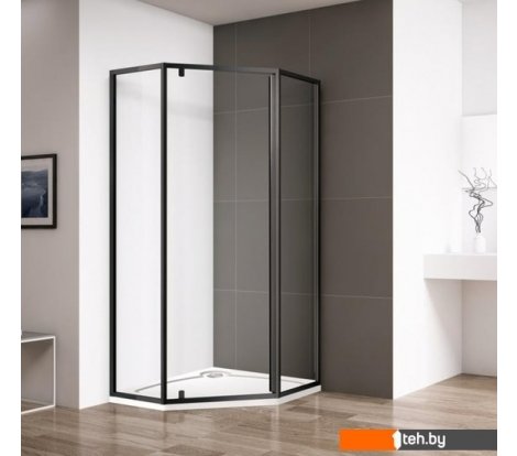  - Душевые кабины Cezares Eco-O-P-1-90-C-Nero - Eco-O-P-1-90-C-Nero