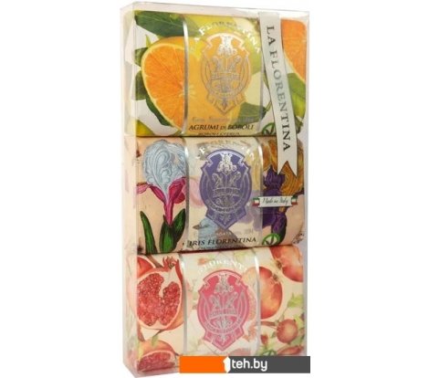  - Косметика по уходу за телом La Florentina Citrus, Iris, Pomegranate (3x200г) - Citrus, Iris, Pomegranate (3x200г)