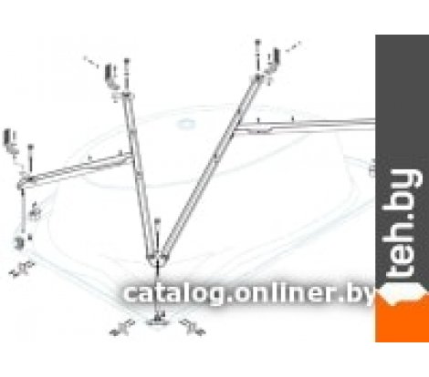  - Ножки, каркасы, опоры для ванн Cezares Tebe-MF-L - Tebe-MF-L
