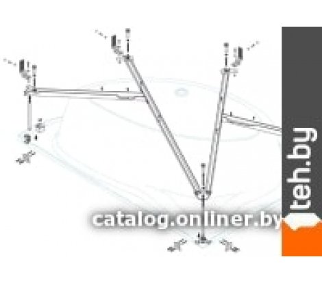  - Ножки, каркасы, опоры для ванн Cezares Tebe-MF-R - Tebe-MF-R