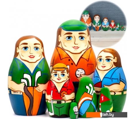  - Развивающие игрушки Брестская Фабрика Сувениров Гольф (набор 7 шт) - Гольф (набор 7 шт)