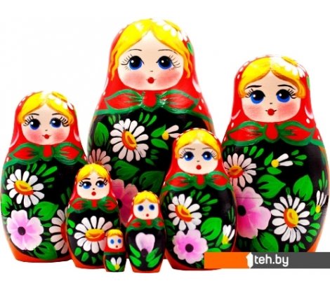  - Развивающие игрушки Брестская Фабрика Сувениров С цветами лилии и ромашки (набор 7 шт) - С цветами лилии и ромашки (набор 7 шт)