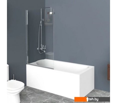  - Шторки и карнизы для ванн и поддонов BelBagno UNO-V-1-80/150-C-Cr - UNO-V-1-80/150-C-Cr