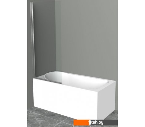  - Шторки и карнизы для ванн и поддонов BelBagno UNO-V-1-90/150-C-Cr - UNO-V-1-90/150-C-Cr