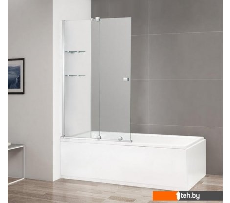  - Шторки и карнизы для ванн и поддонов Cezares Stream-VFS-11-90/150-C-Cr - Stream-VFS-11-90/150-C-Cr