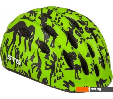  - Спортивные шлемы STG HB10 M (черный/зеленый) - HB10 M (черный/зеленый)