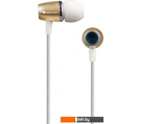  - Наушники и гарнитуры Nakamichi NM-CE300 (золотистый) - NM-CE300 (золотистый)