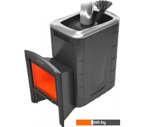  - Банные печи Термофор Гейзер Супер Inox Витра ЗК (антрацит) - Гейзер Супер Inox Витра ЗК (антрацит)