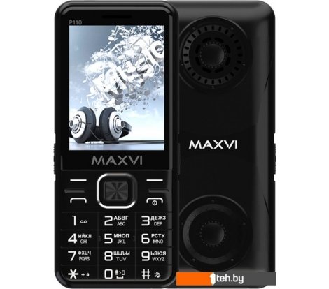  - Мобильные телефоны Maxvi P110 (черный) - P110 (черный)