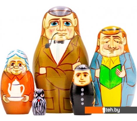  - Развивающие игрушки Брестская Фабрика Сувениров С Шерлоком Холмсом (набор 5 шт) - С Шерлоком Холмсом (набор 5 шт)