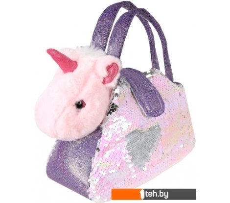  - Мягкие игрушки Fluffy Family Единорог в сумочке с пайетками 681687 - Единорог в сумочке с пайетками 681687