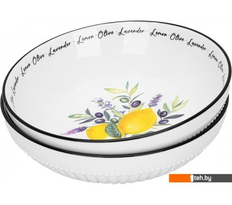  - Тарелки, салатники, блюда и наборы Fissman Provence 13625 (2шт) - Provence 13625 (2шт)