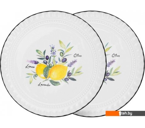  - Тарелки, салатники, блюда и наборы Fissman Provence 13621 (2шт) - Provence 13621 (2шт)