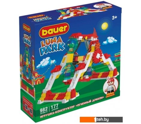  - Конструкторы Bauer Luna Park Аттракцион Огненный Дракон 982 - Luna Park Аттракцион Огненный Дракон 982
