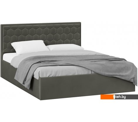  - Кровати Трия Порто универсальная с ПМ 160x200 (велюр Confetti Stone) - Порто универсальная с ПМ 160x200 (велюр Confetti Stone)