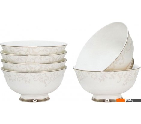  - Тарелки, салатники, блюда и наборы Lenardi Серый шелк 145-133 (6шт) - Серый шелк 145-133 (6шт)