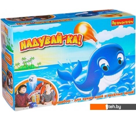  - Настольные игры Bondibon Надувай-ка - Надувай-ка