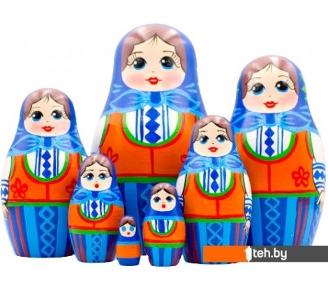  - Развивающие игрушки Брестская Фабрика Сувениров Девушка в немецком платье Dirndl (набор 7 шт) - Девушка в немецком платье Dirndl (набор 7 шт)