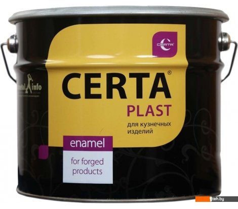  - Краски и эмали Certa Plast 10 кг (графит итальянский) - Plast 10 кг (графит итальянский)