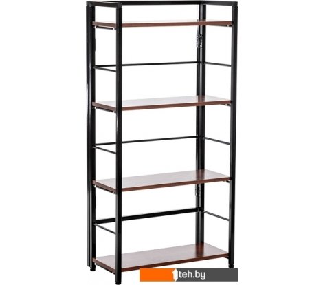 - Полки, стеллажи, системы хранения Leset Пако 1200 (черный/орех донской) - Пако 1200 (черный/орех донской)