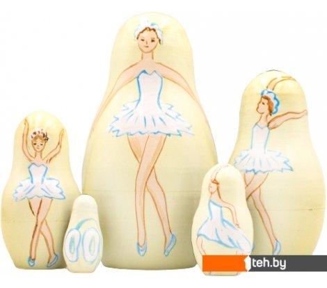  - Развивающие игрушки Брестская Фабрика Сувениров Балерины (набор 5 шт) - Балерины (набор 5 шт)