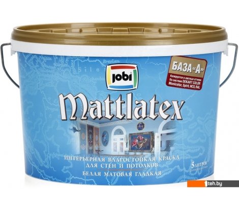  - Краски и эмали Jobi Mattlatex (5 л) - Mattlatex (5 л)