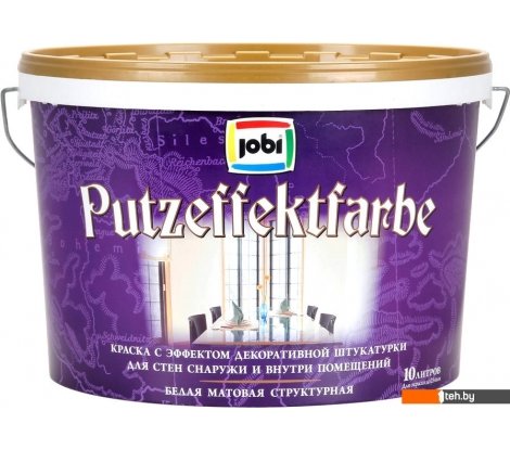 - Краски и эмали Jobi Putz-Effektfarbe (10 л) - Putz-Effektfarbe (10 л)