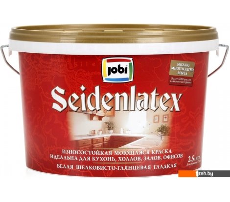  - Краски и эмали Jobi Seidenlatex (2.5 л) - Seidenlatex (2.5 л)