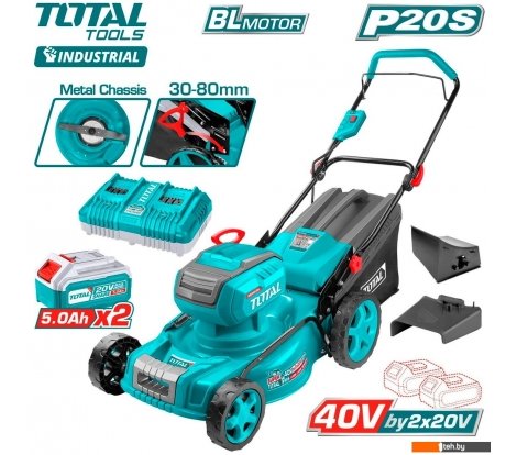  - Газонокосилки Total TLMLI20186 (с 2-мя АКБ) - TLMLI20186 (с 2-мя АКБ)