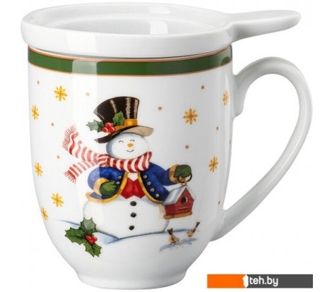  - Кружки, чашки, стаканы для горячих напитков Hutschenreuther Happy Wintertime 02488-727470-28685 (с подставкой и ситечком) - Happy Wintertime 02488-727470-28685 (с подставкой и ситечком)
