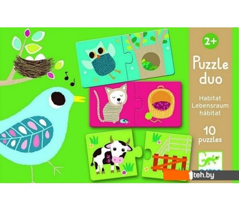  - Развивающие игрушки Djeco Где живет? 08164 - Где живет? 08164