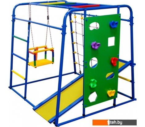 - Детские спортивные комплексы и игровые площадки Формула здоровья Start baby 2 (синий/радуга) - Start baby 2 (синий/радуга)