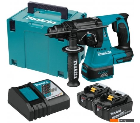 - Перфораторы Makita DHR242RTJ (с 2-мя АКБ, кейс) - DHR242RTJ (с 2-мя АКБ, кейс)